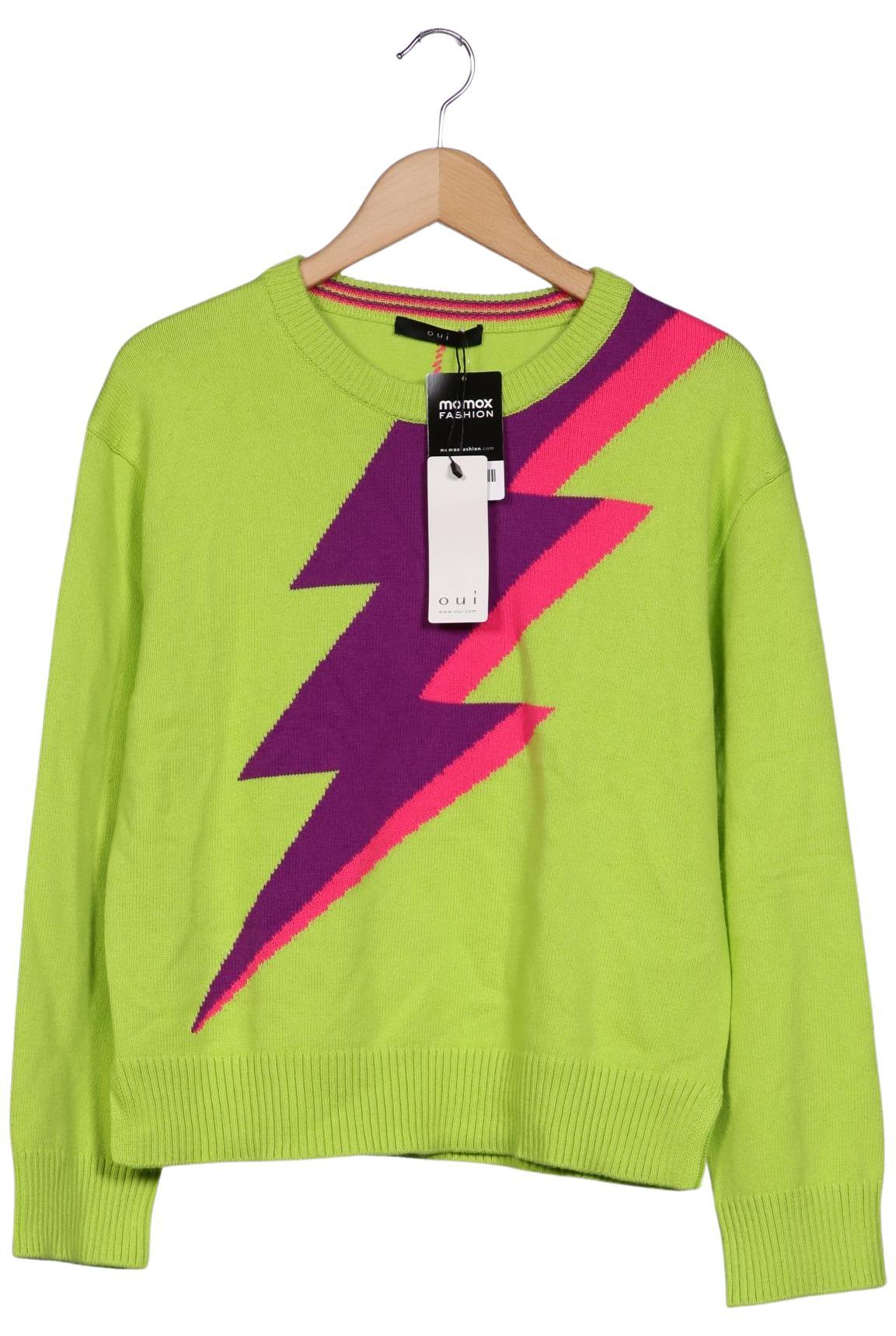 

Oui Damen Pullover, neon, Gr. 34