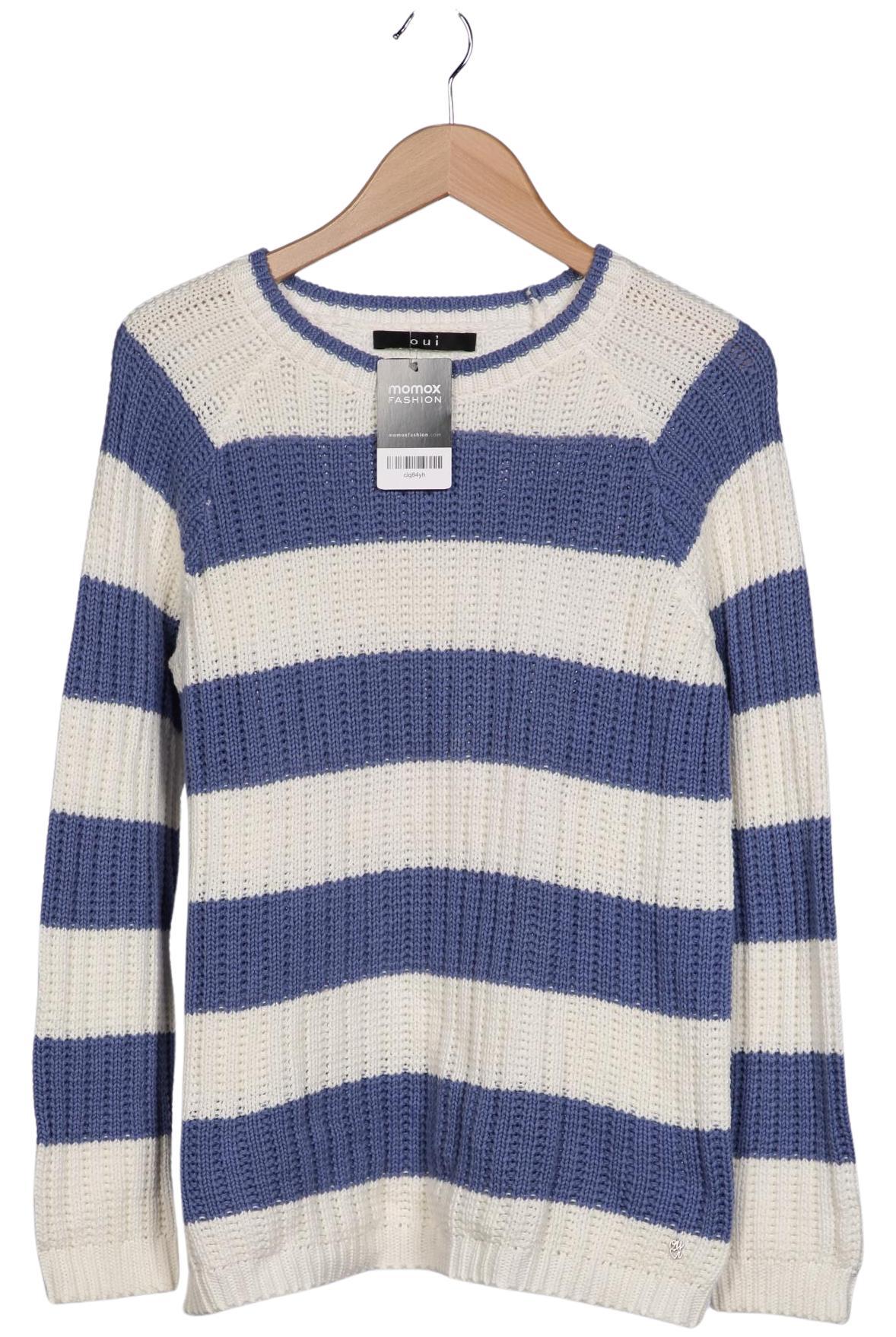 

Oui Damen Pullover, blau, Gr. 42