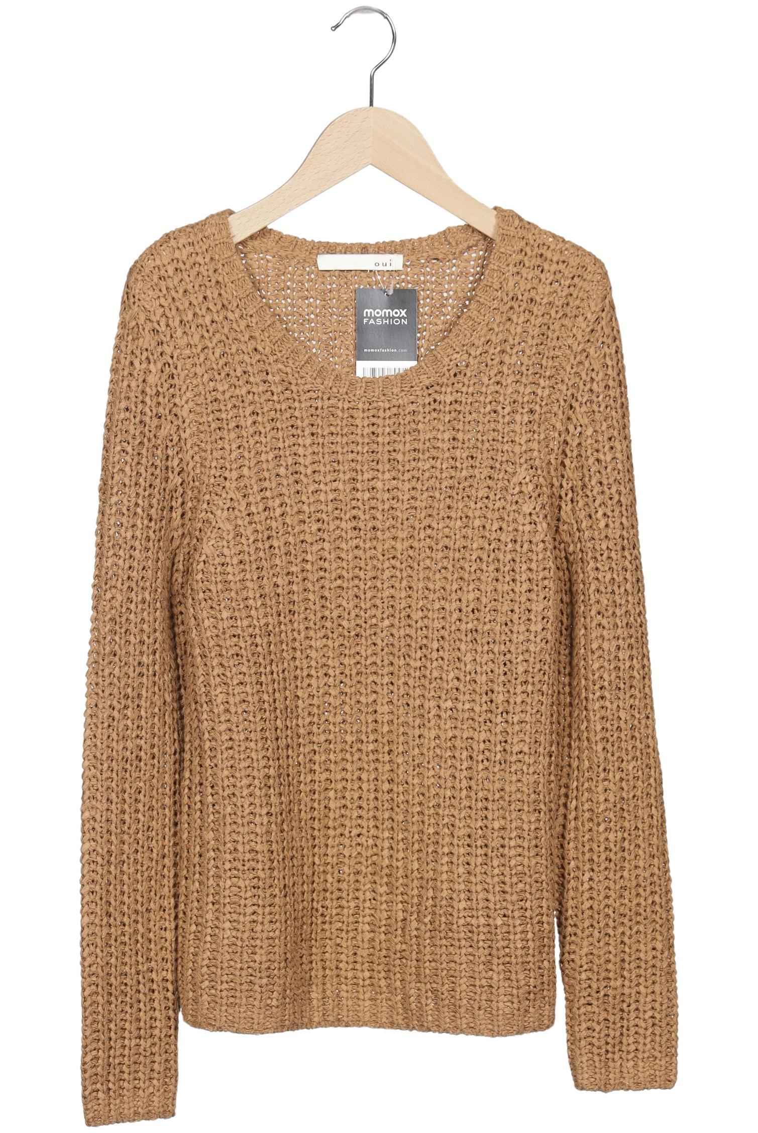 

Oui Damen Pullover, braun, Gr. 34