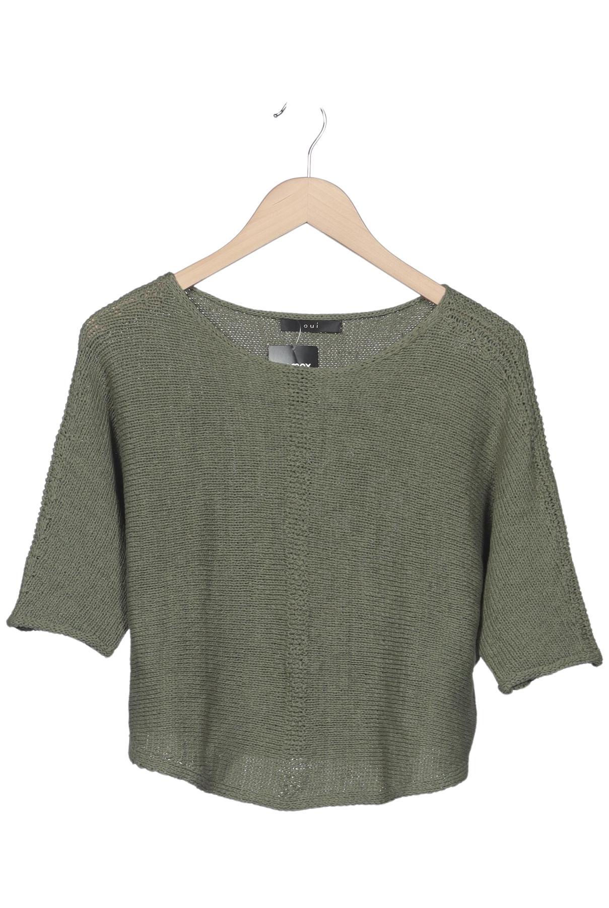 

Oui Damen Pullover, grün, Gr. 36