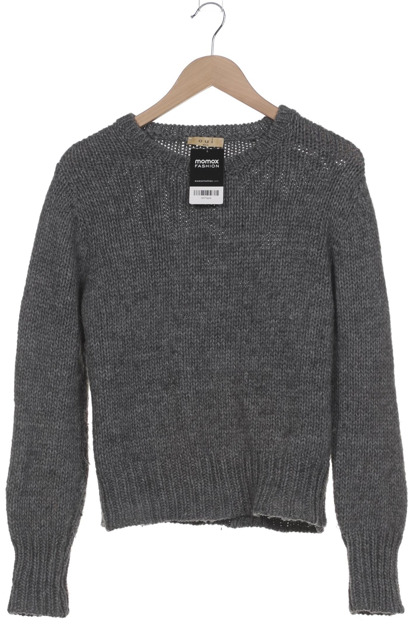 

Oui Damen Pullover, grau, Gr. 44