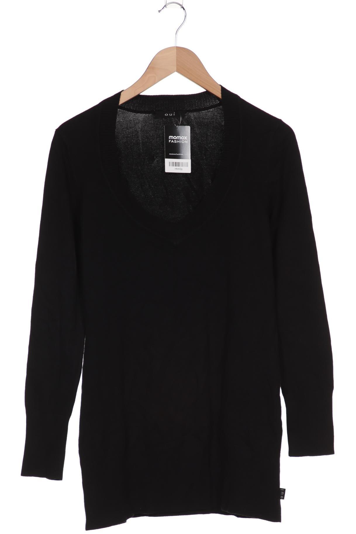 

Oui Damen Pullover, schwarz