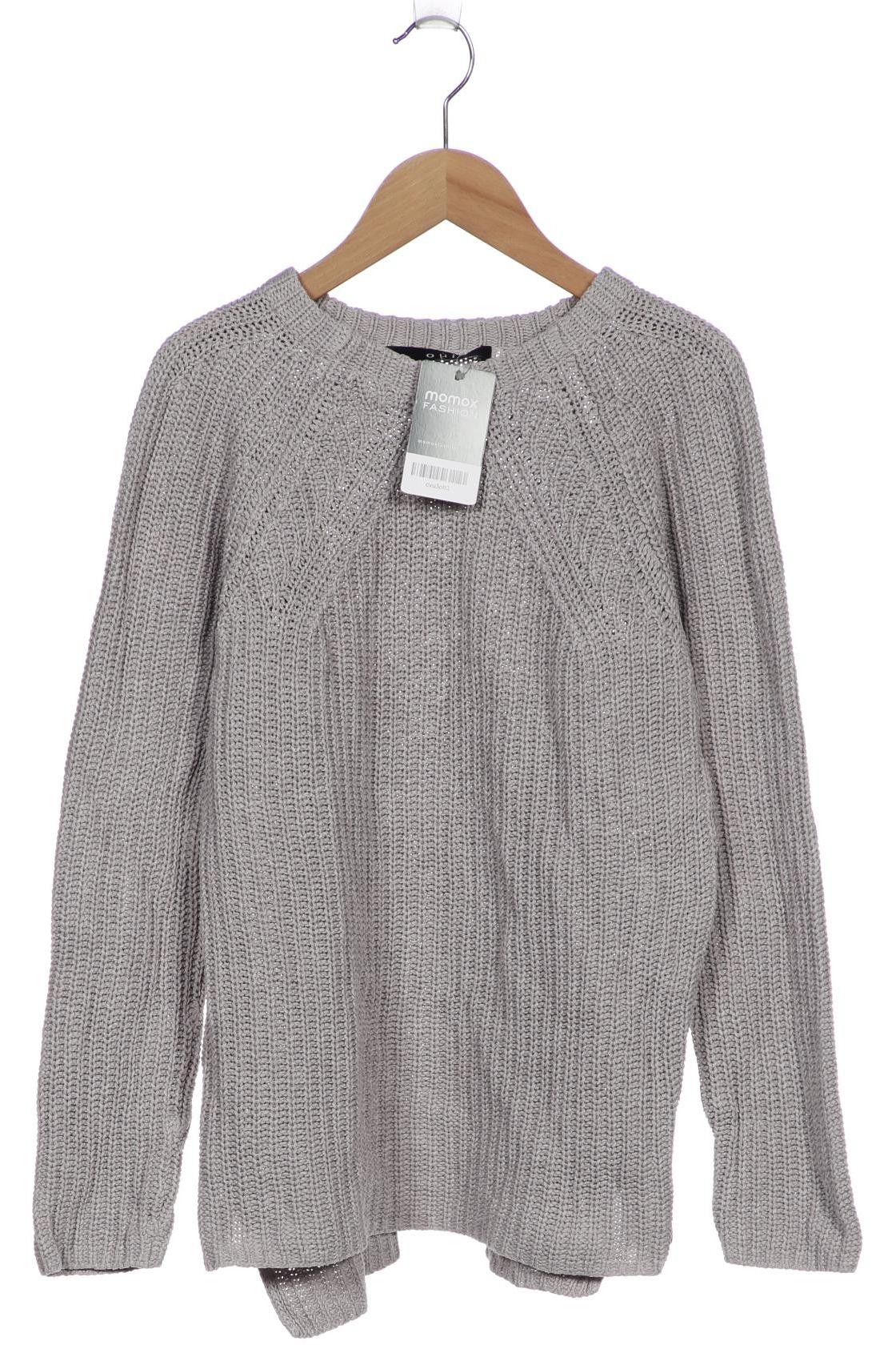 

Oui Damen Pullover, grau