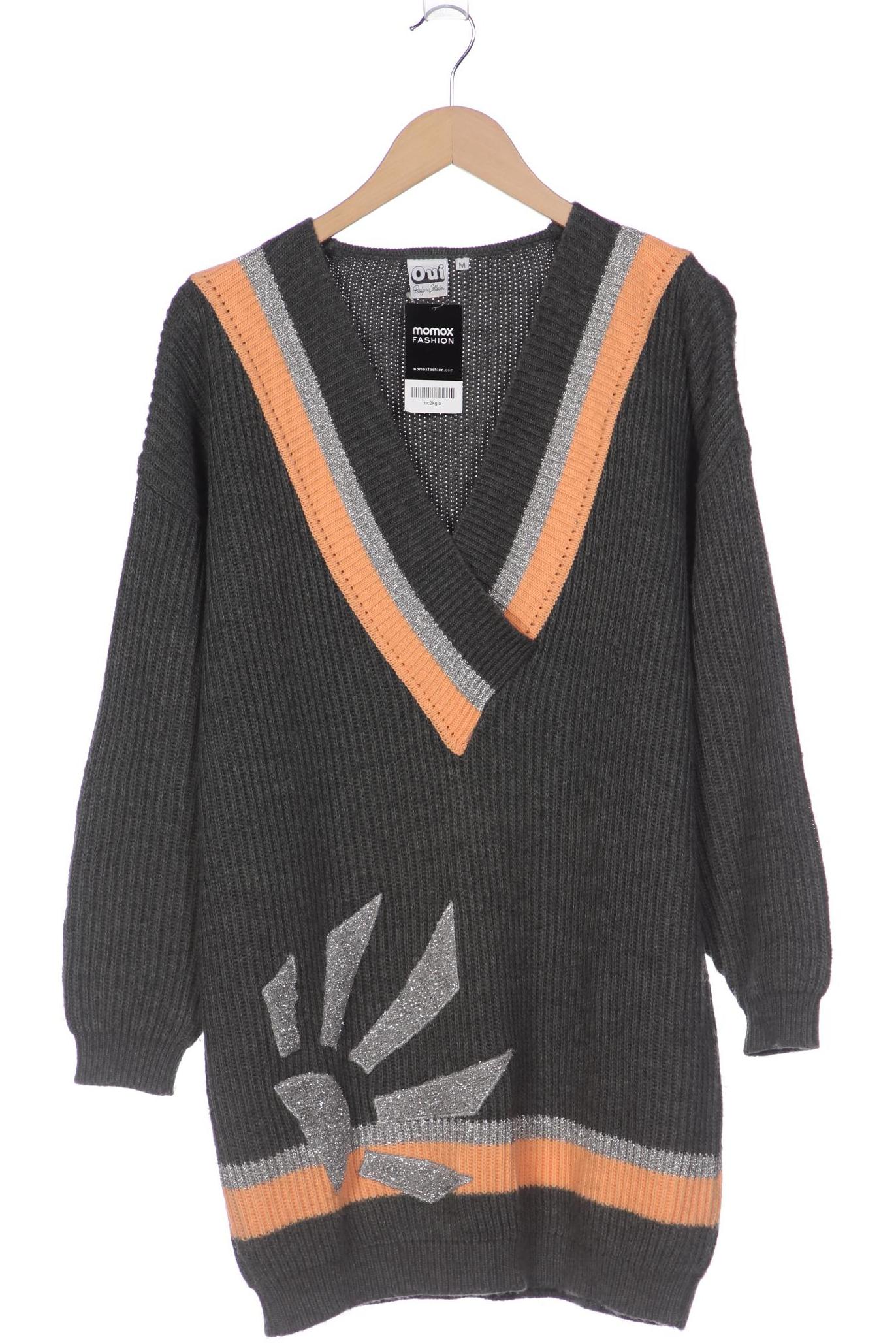 

Oui Damen Pullover, grau, Gr. 38