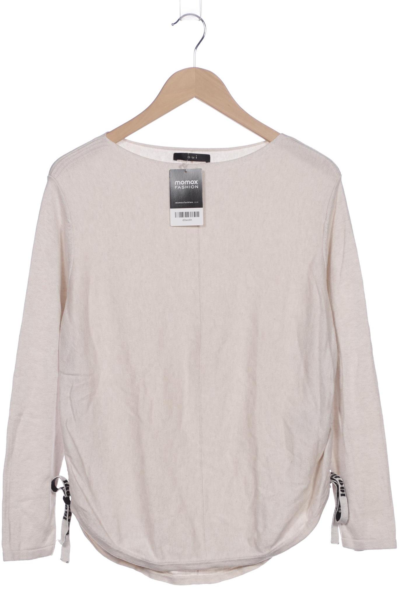 

Oui Damen Pullover, cremeweiß, Gr. 38