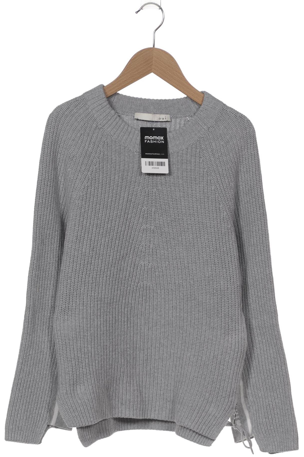 

Oui Damen Pullover, grau, Gr. 36