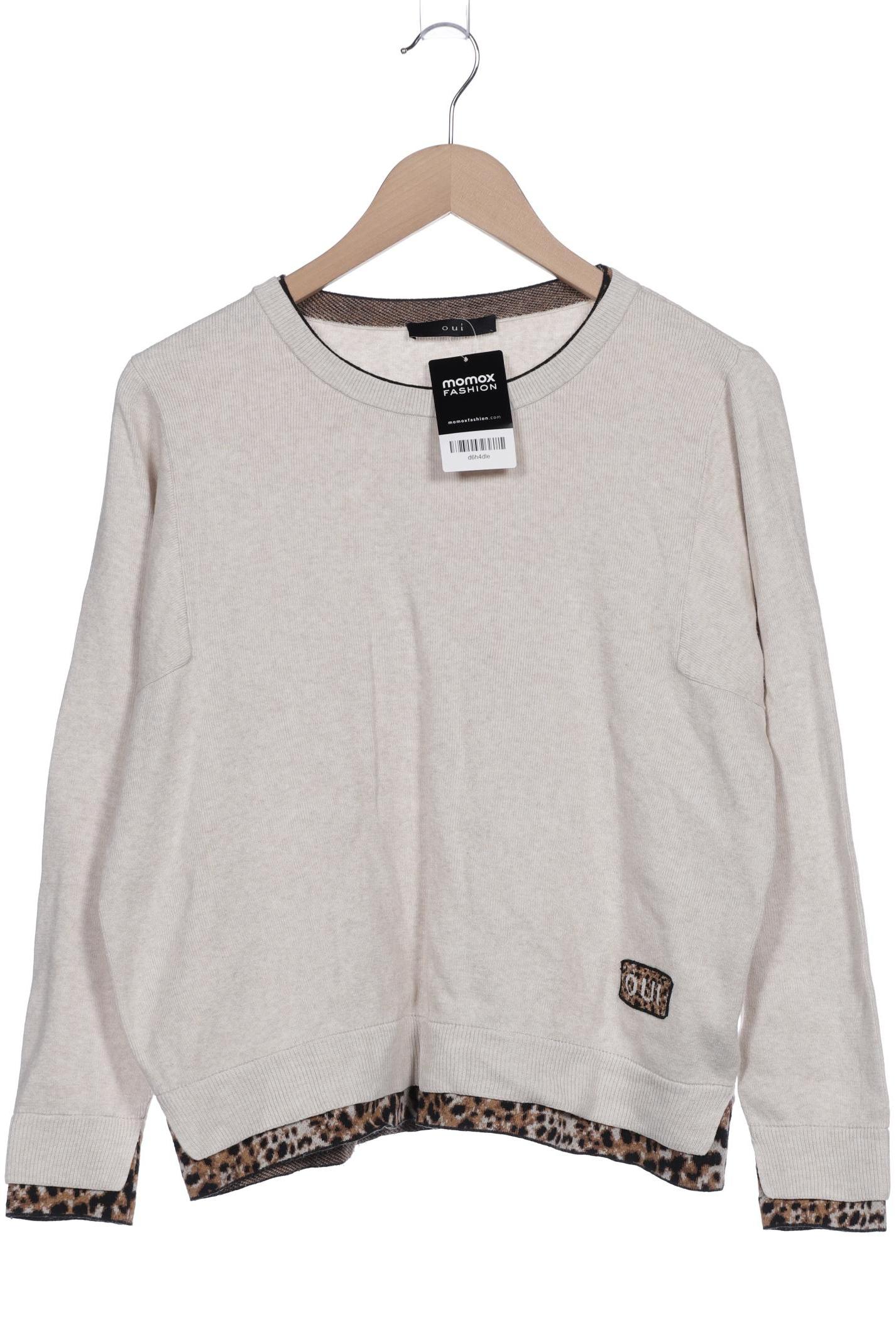 

Oui Damen Pullover, beige, Gr. 38