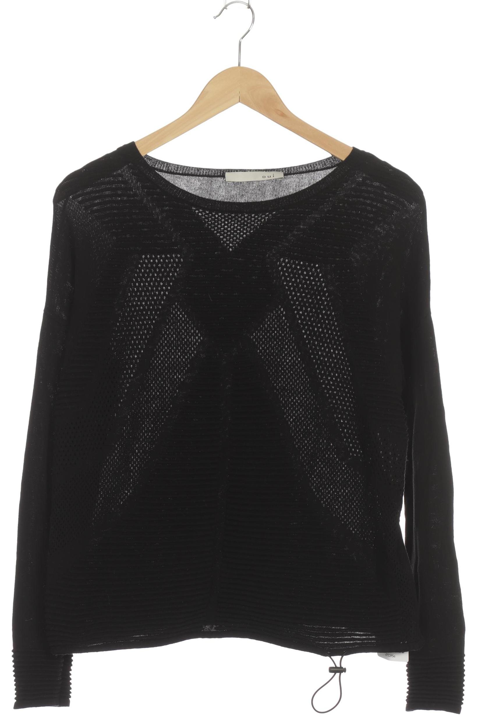 

Oui Damen Pullover, schwarz, Gr. 34