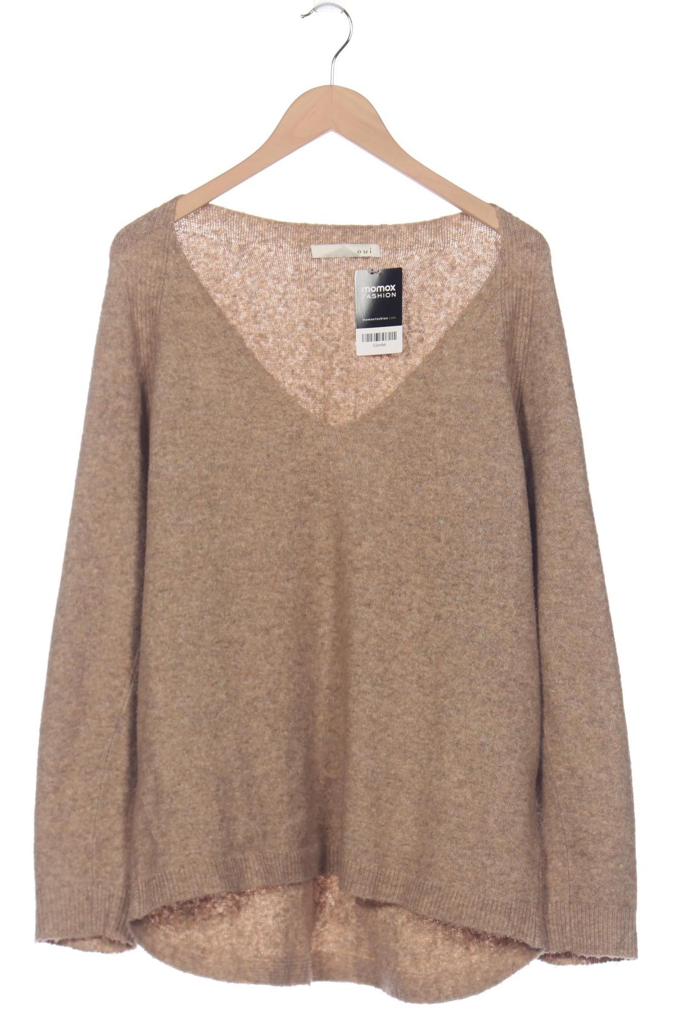 

Oui Damen Pullover, beige, Gr. 44