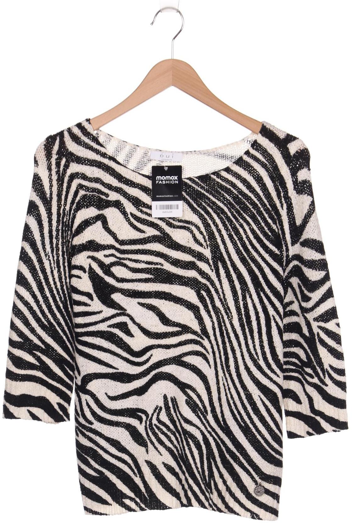 

Oui Damen Pullover, schwarz