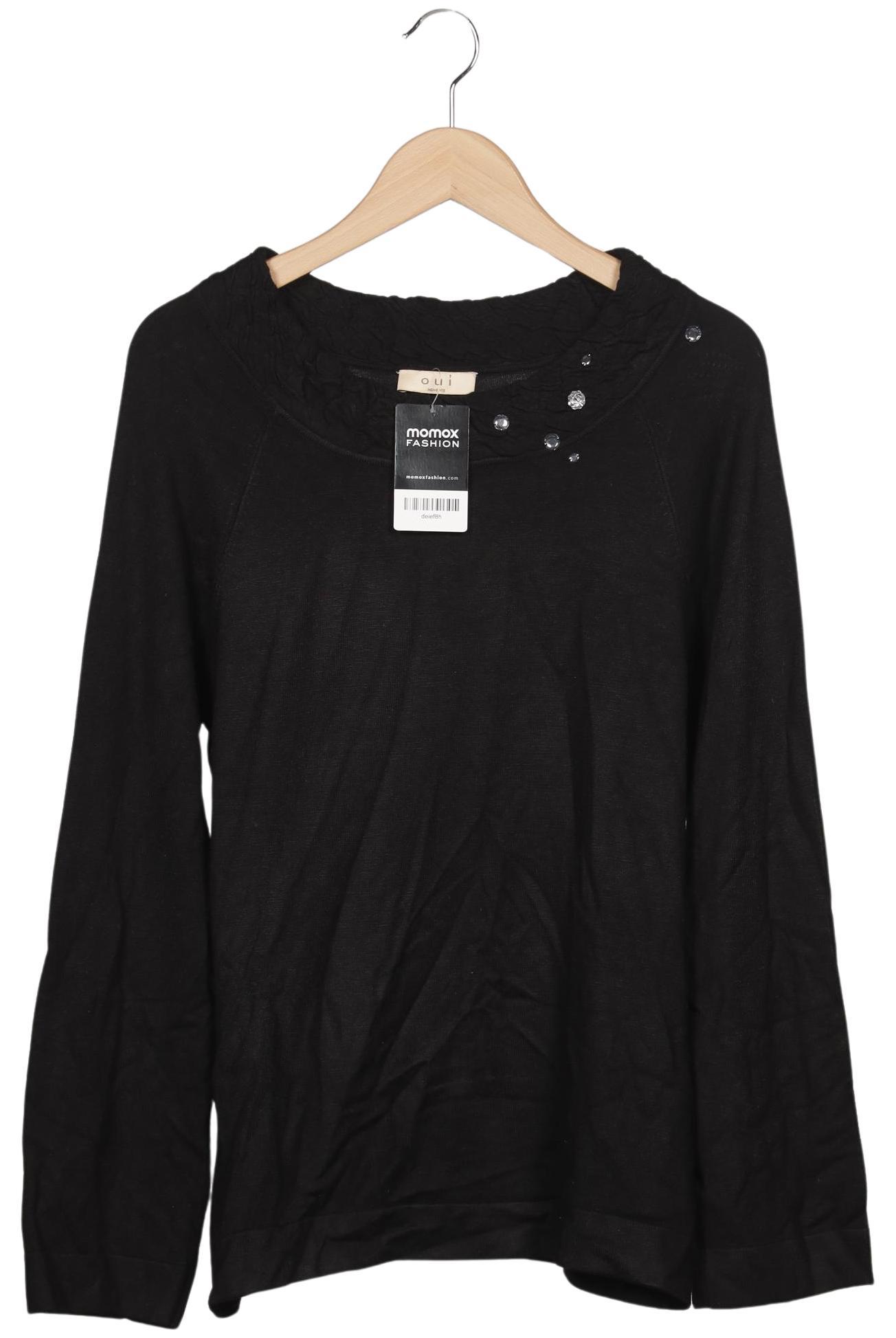 

Oui Damen Pullover, schwarz, Gr. 40