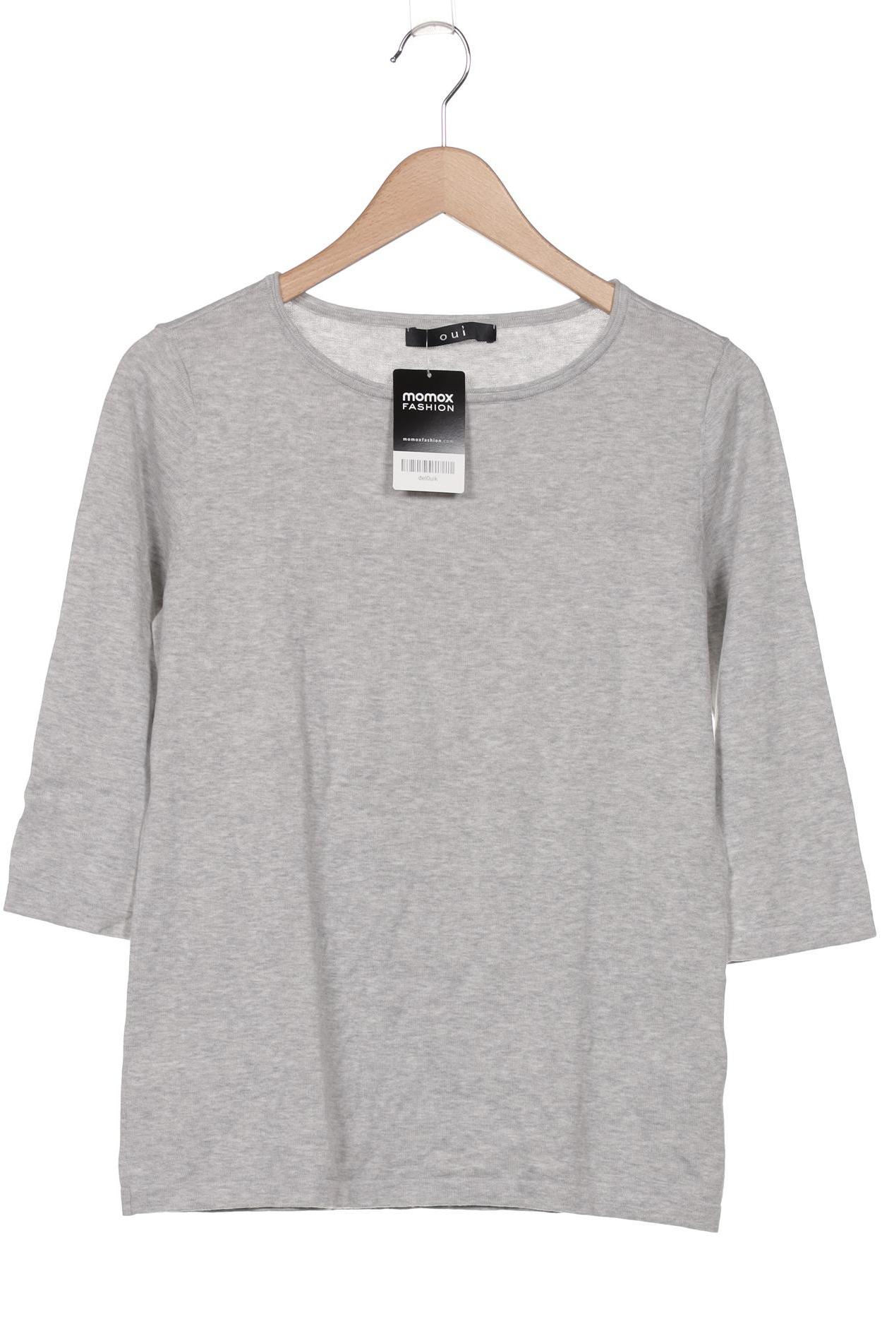 

Oui Damen Pullover, grau, Gr. 42