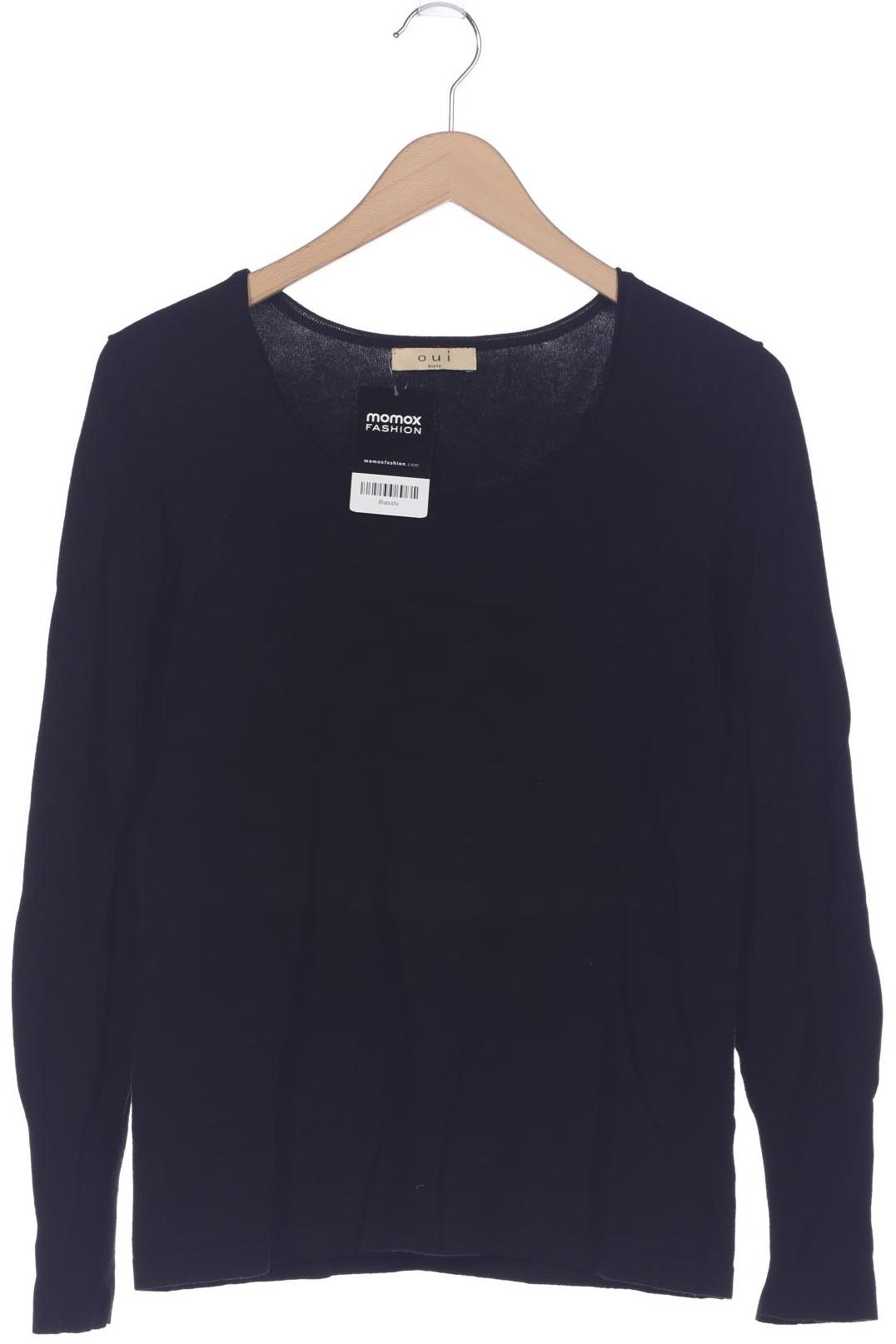 

Oui Damen Pullover, schwarz