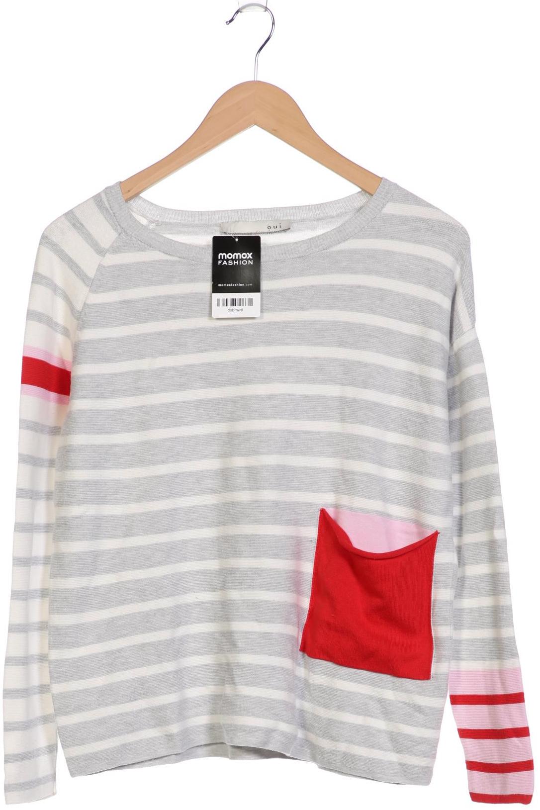 

Oui Damen Pullover, grau, Gr. 36