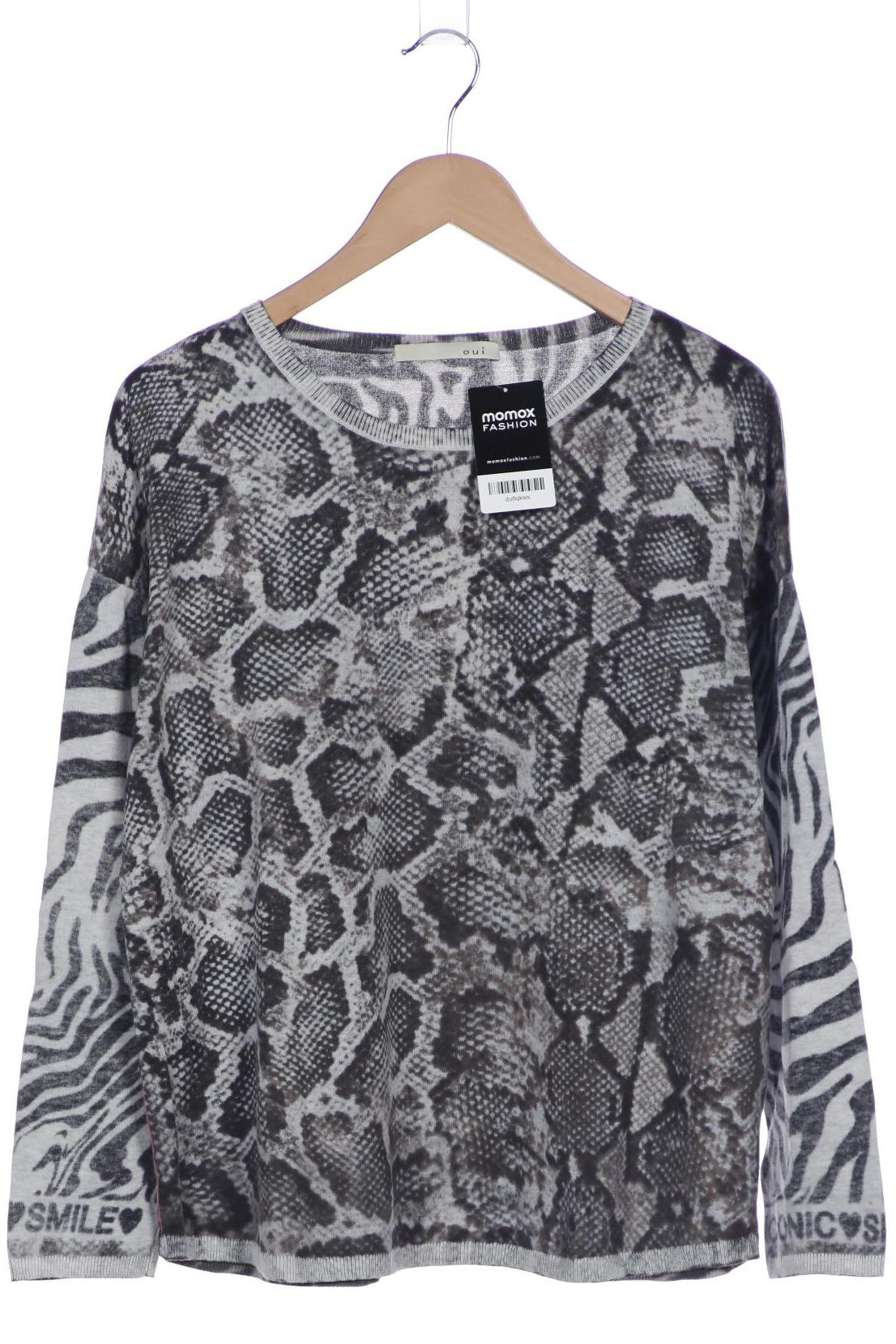 

Oui Damen Pullover, grau, Gr. 42