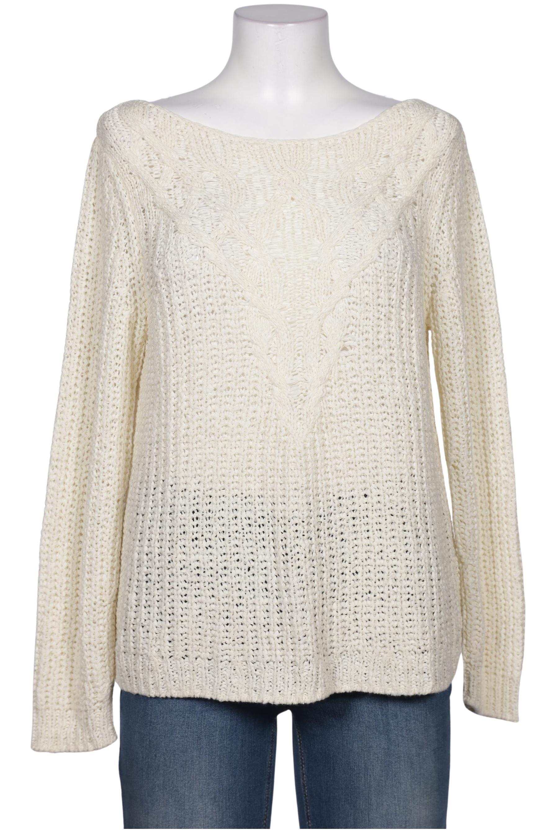 

Oui Damen Pullover, cremeweiß, Gr. 40