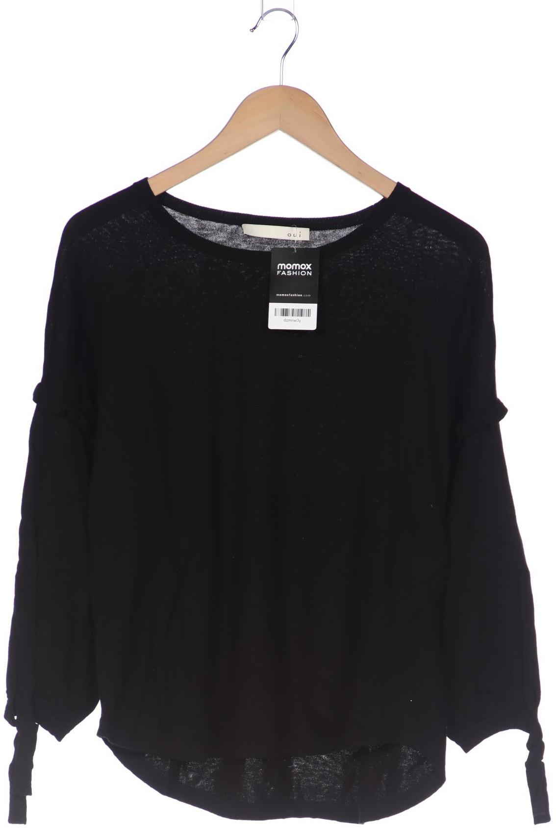 

Oui Damen Pullover, schwarz