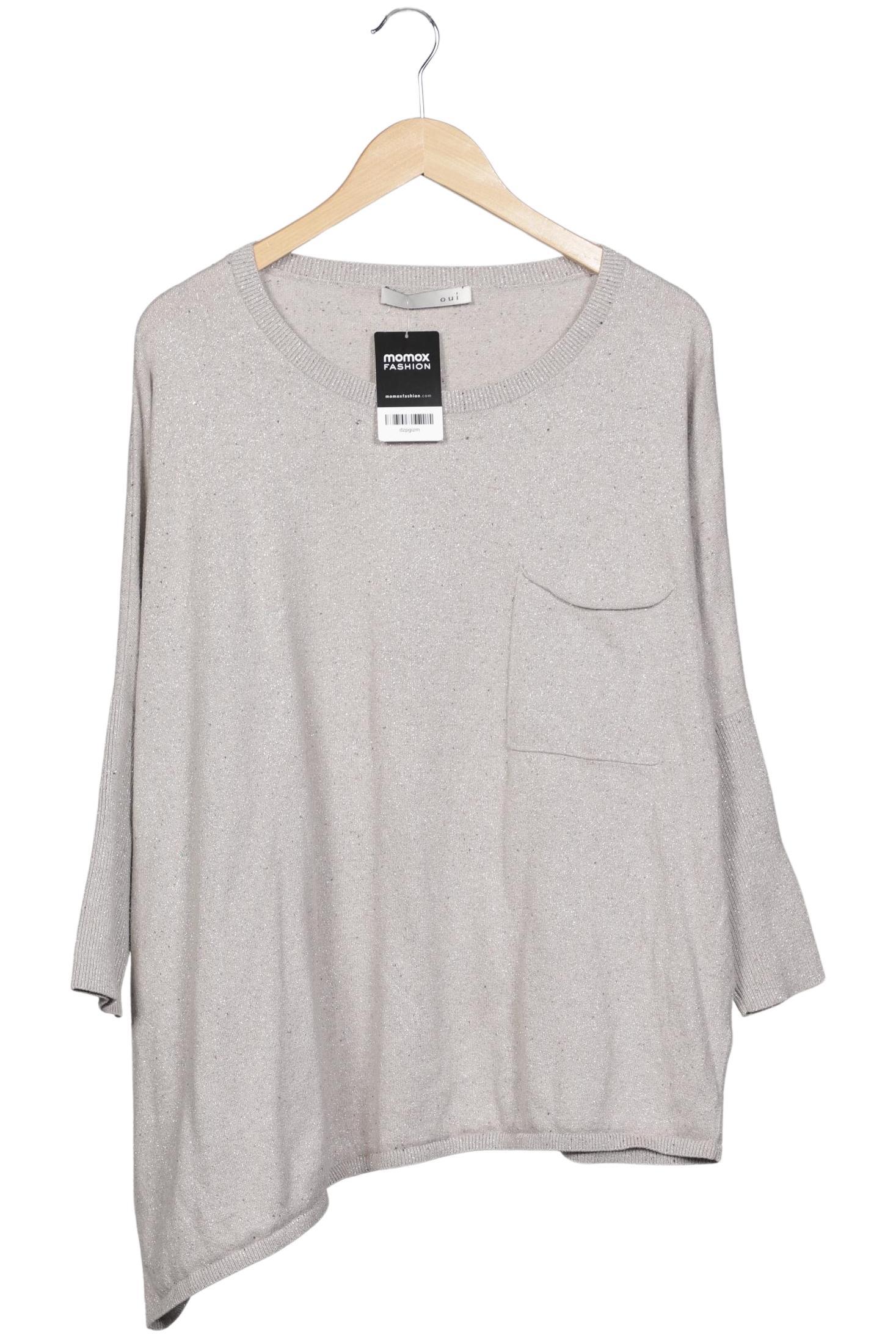 

Oui Damen Pullover, grau, Gr. 42