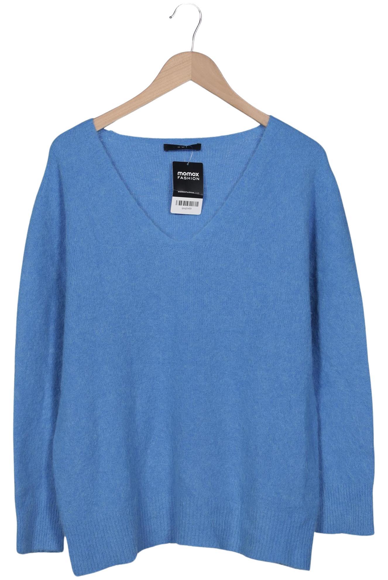 

Oui Damen Pullover, blau, Gr. 40