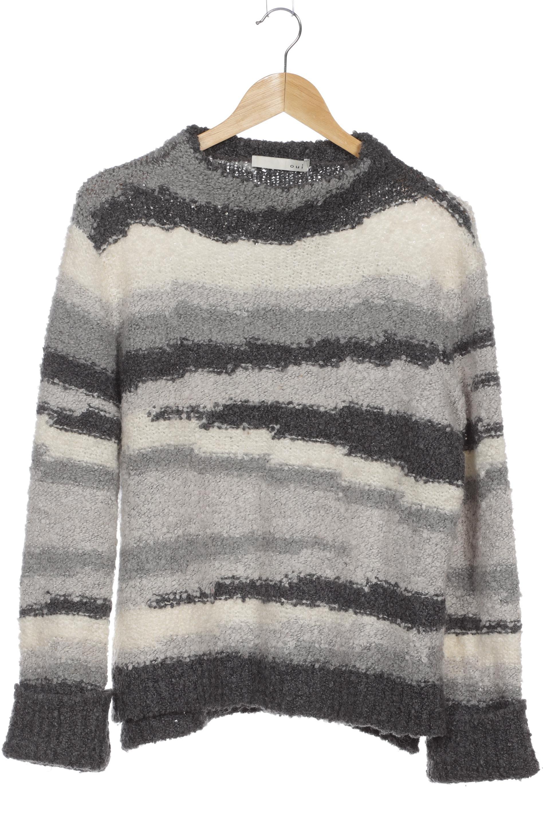 

Oui Damen Pullover, grau, Gr. 42
