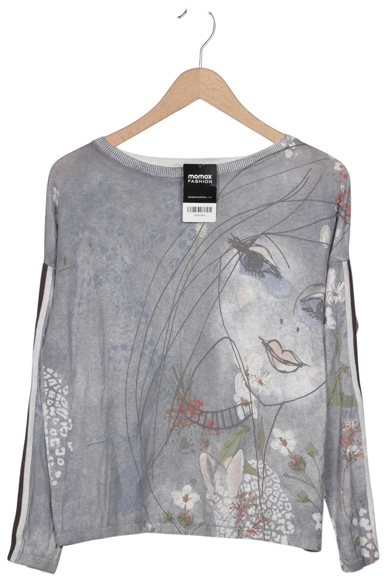 

Oui Damen Pullover, grau, Gr. 34