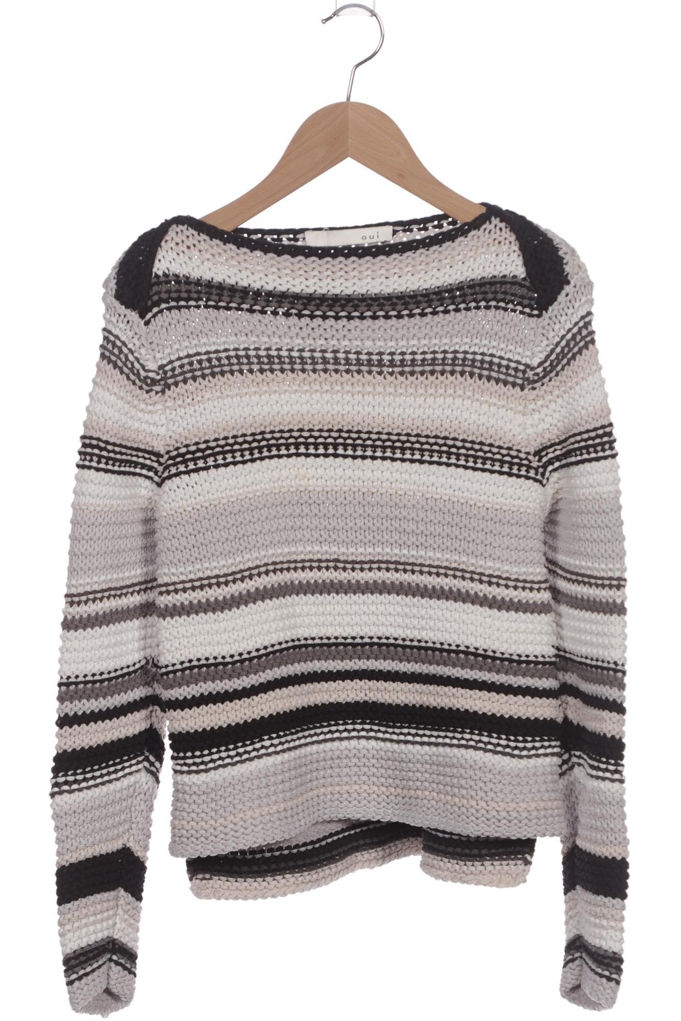 

Oui Damen Pullover, grau, Gr. 36