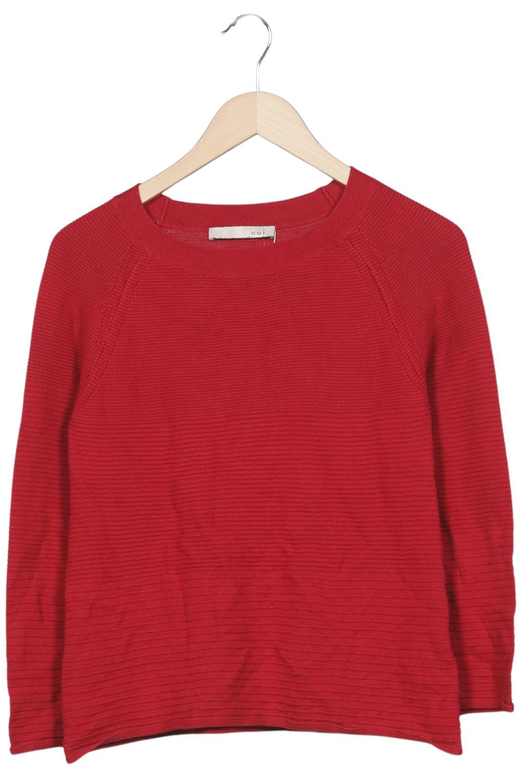 

Oui Damen Pullover, rot, Gr. 34