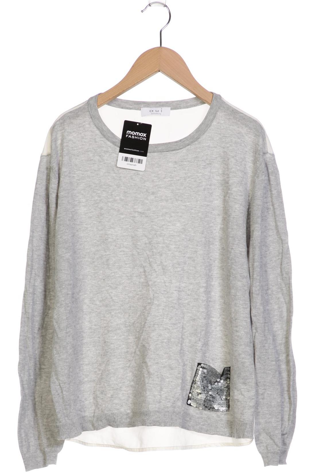 

Oui Damen Pullover, grau, Gr. 40