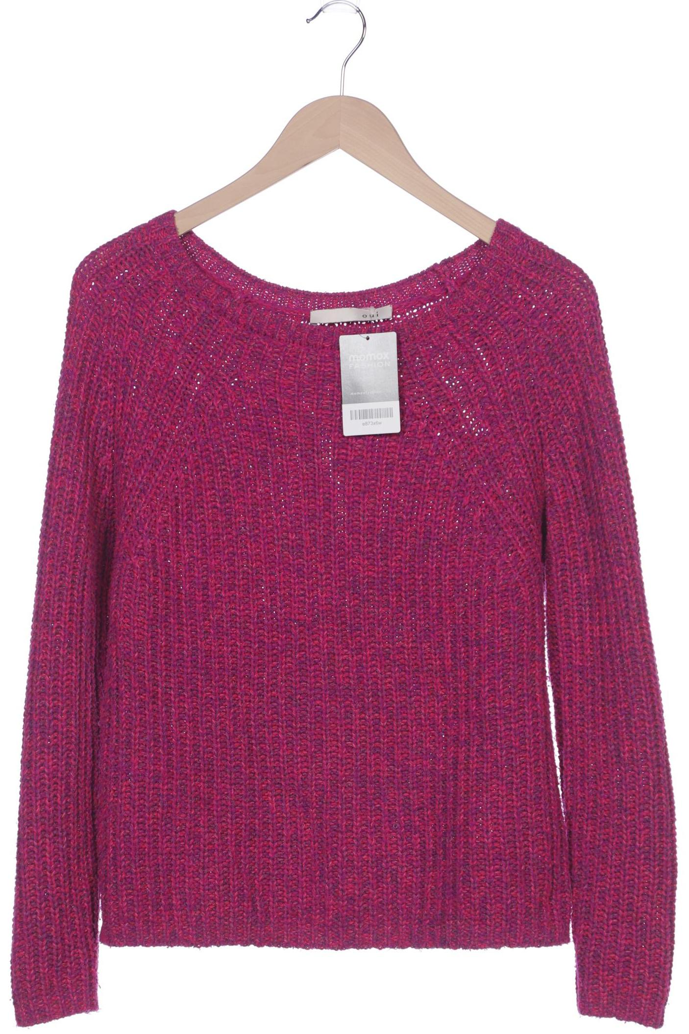 

Oui Damen Pullover, pink, Gr. 36