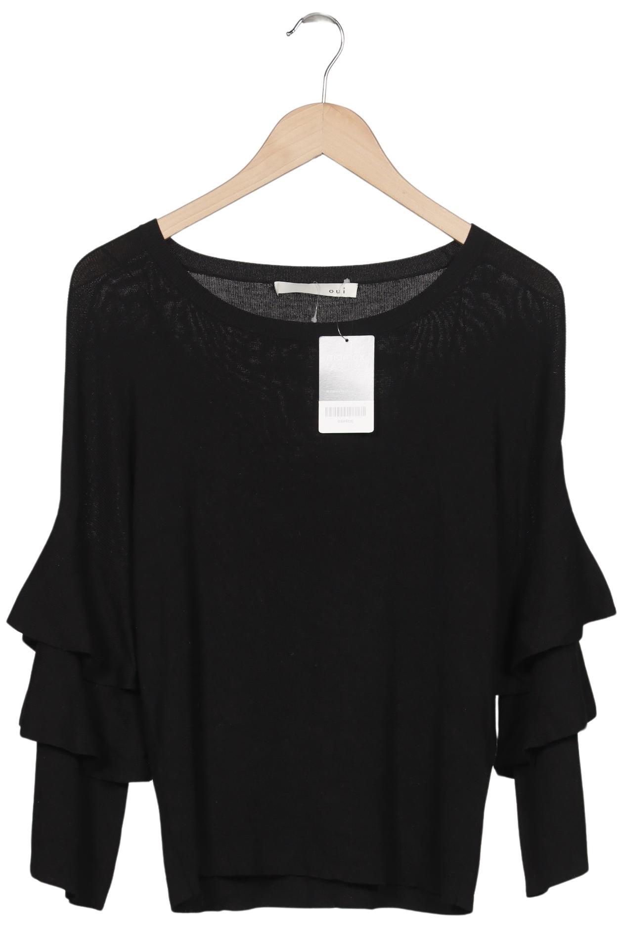 

Oui Damen Pullover, schwarz, Gr. 38