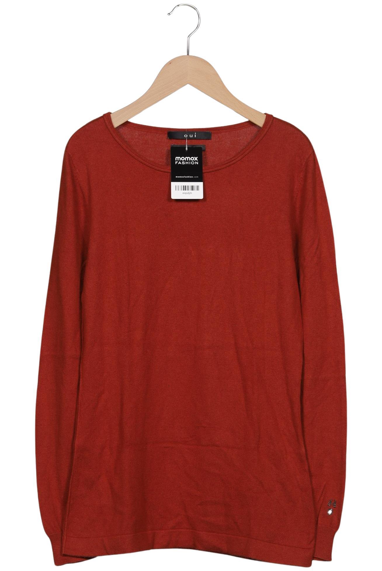 

Oui Damen Pullover, orange, Gr. 36