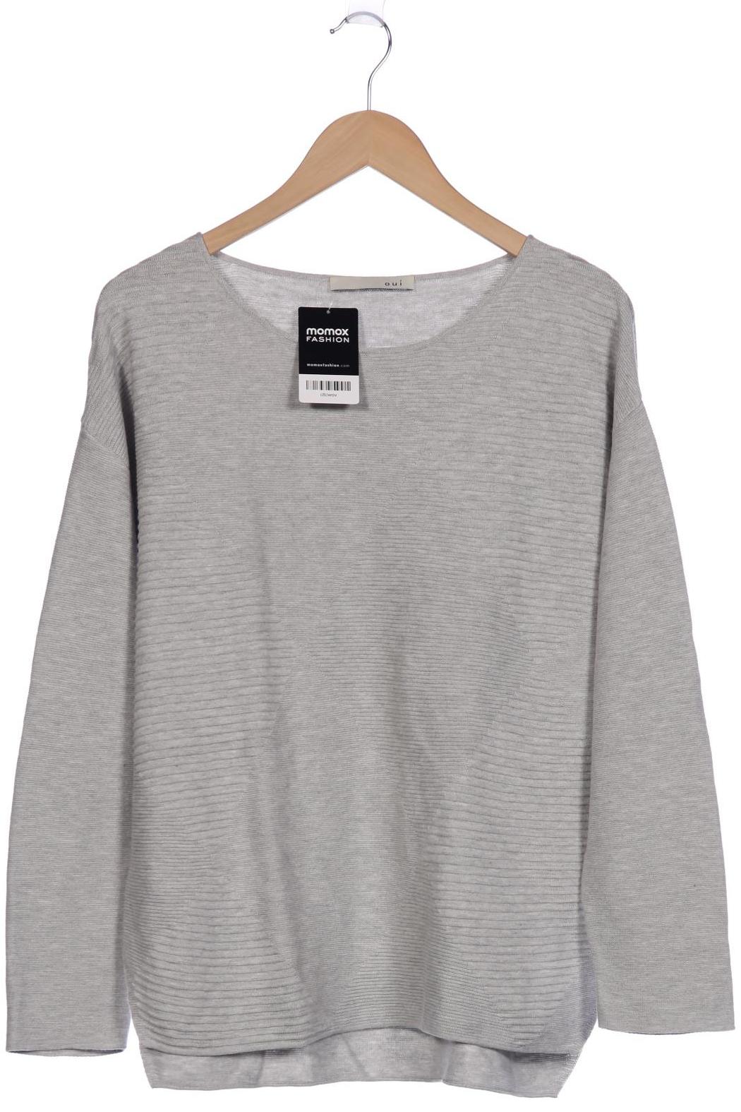 

Oui Damen Pullover, grau