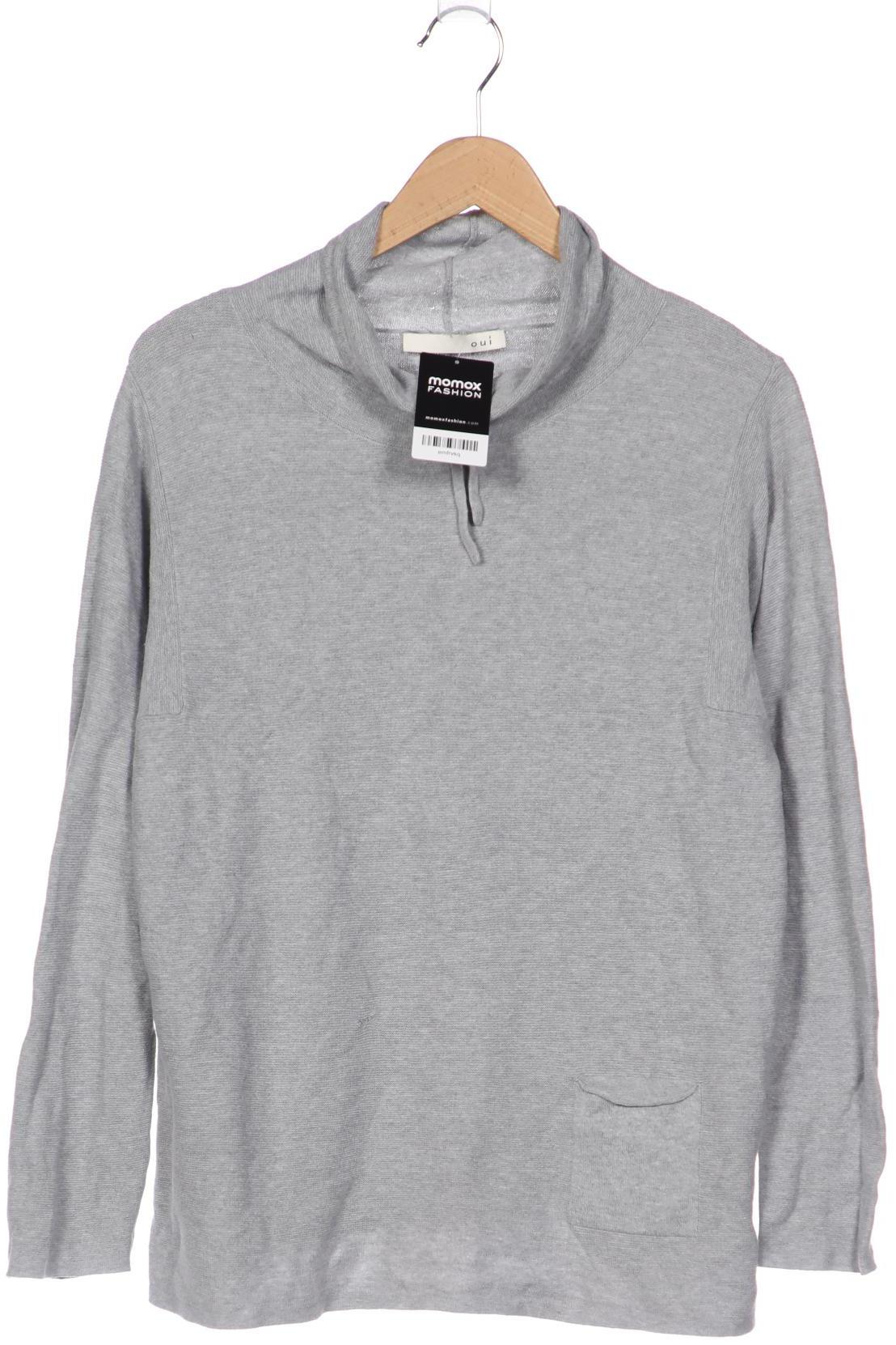 

Oui Damen Pullover, grau