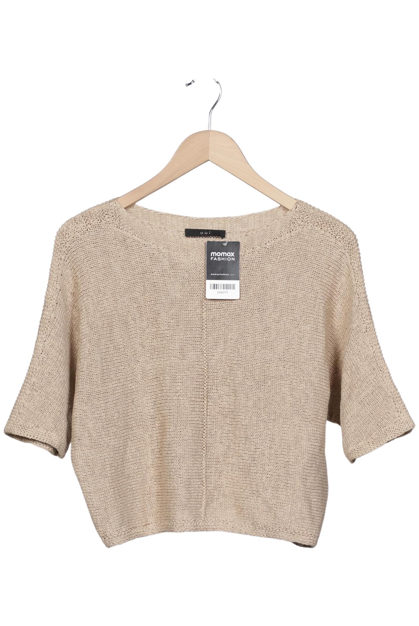

Oui Damen Pullover, beige, Gr. 36
