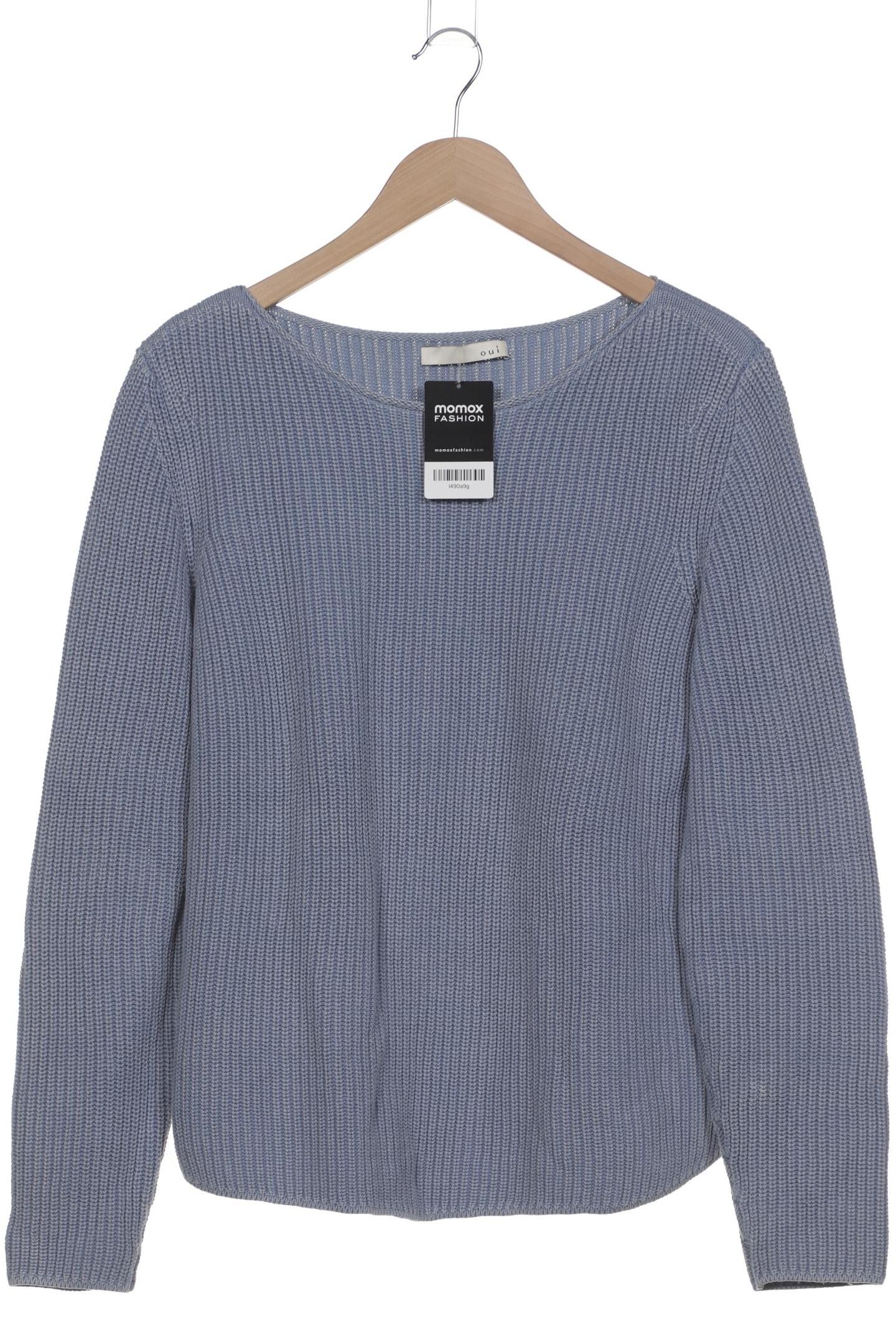 

Oui Damen Pullover, hellblau, Gr. 42