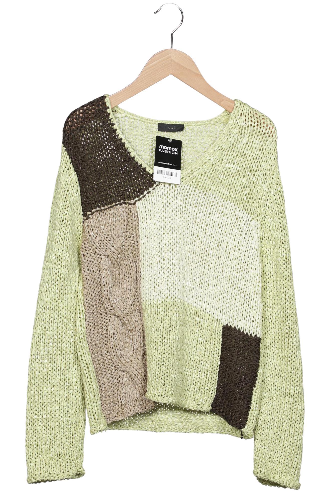 

Oui Damen Pullover, grün, Gr. 36