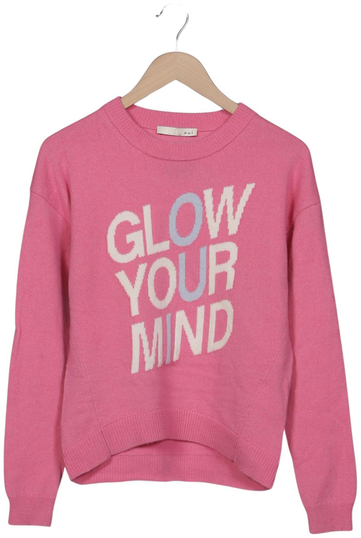 

Oui Damen Pullover, pink, Gr. 36