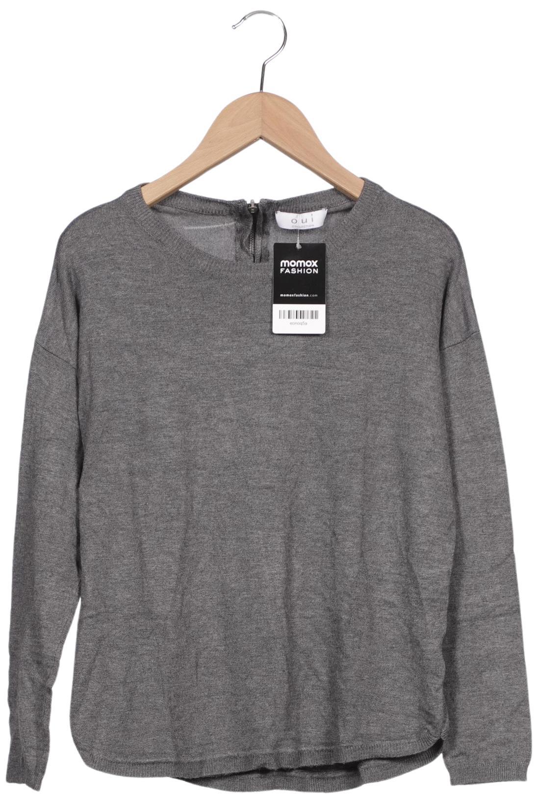 

Oui Damen Pullover, grau, Gr. 38