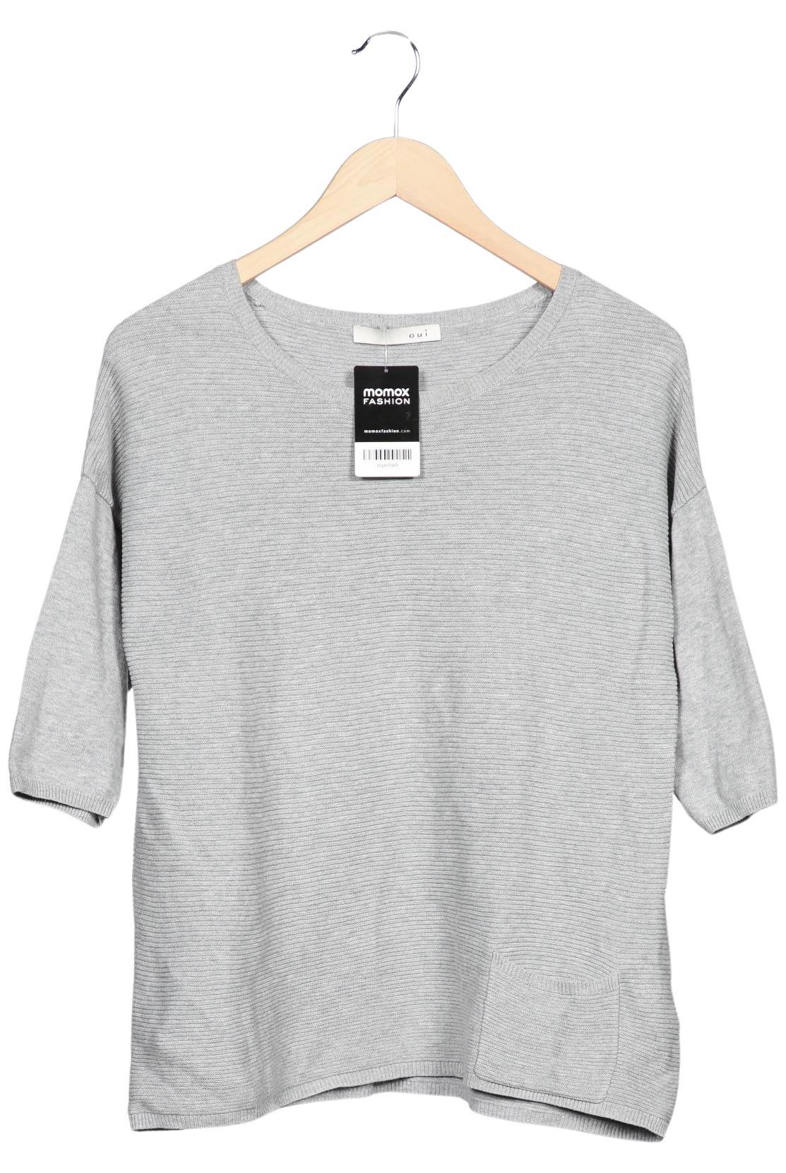 

Oui Damen Pullover, grau, Gr. 40