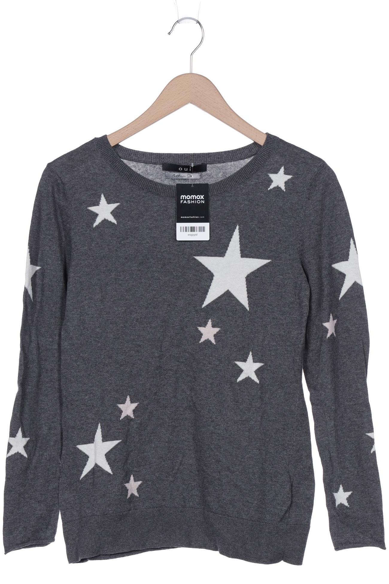 

Oui Damen Pullover, grau