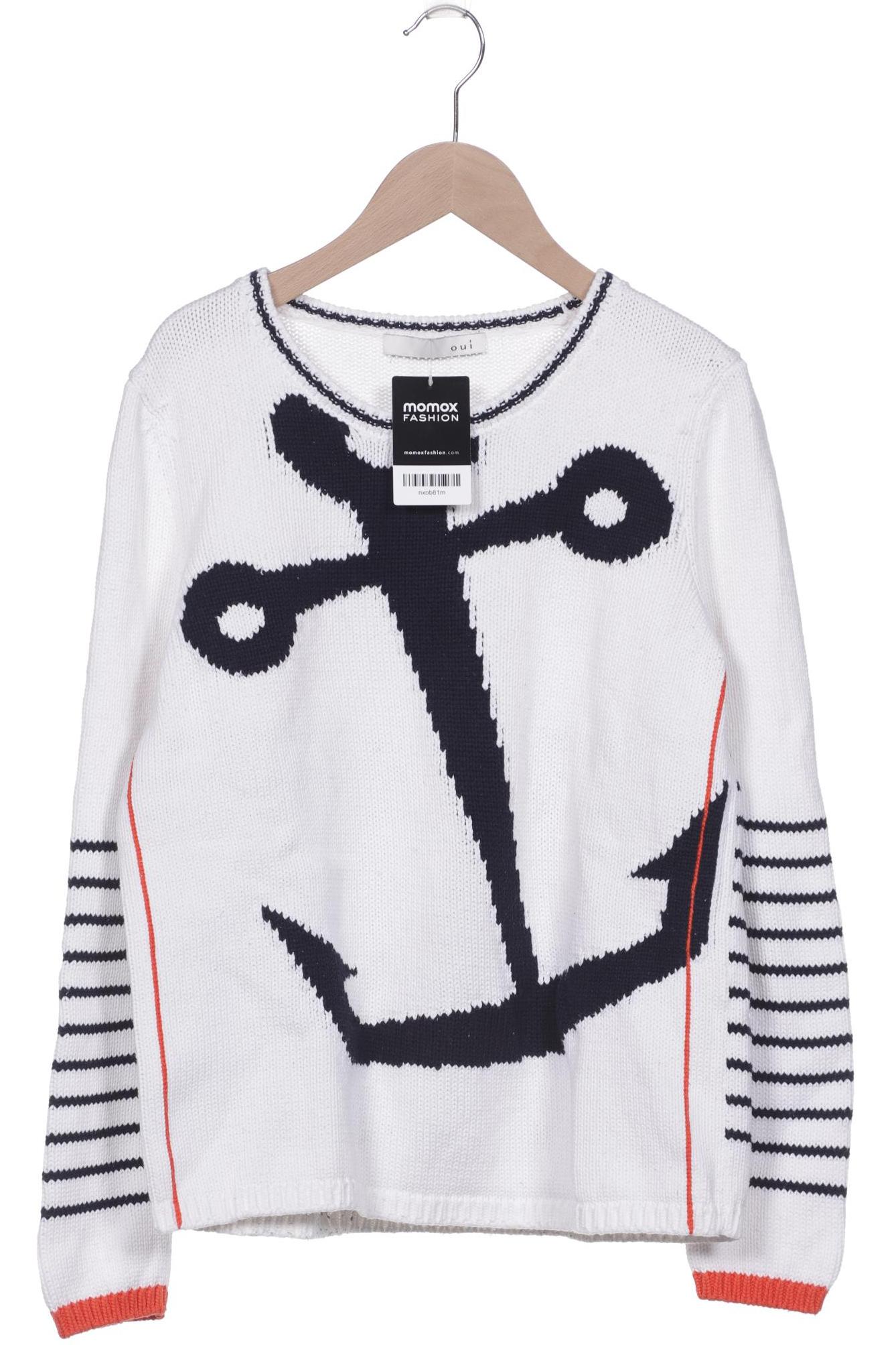 

Oui Damen Pullover, weiß