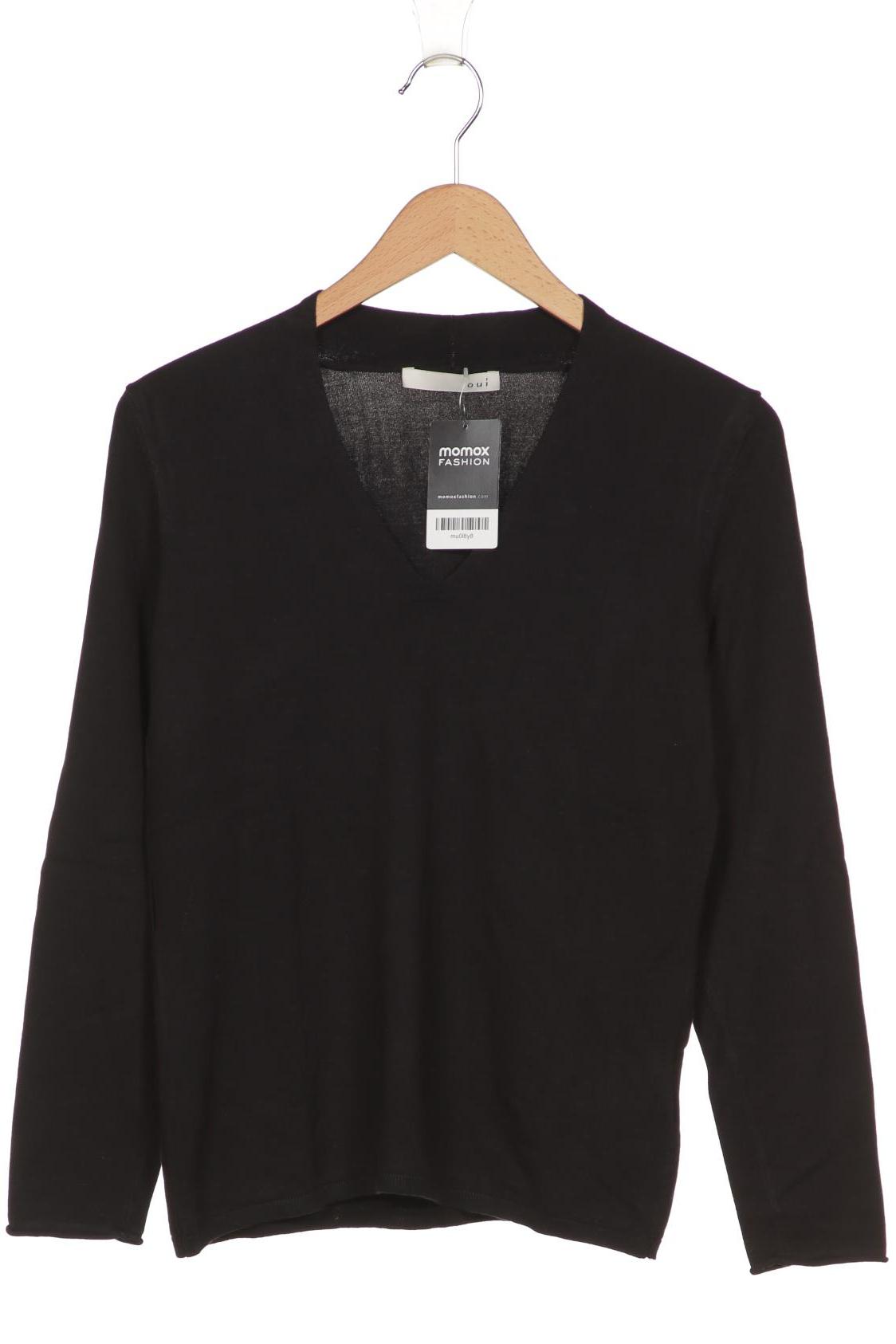 

Oui Damen Pullover, schwarz