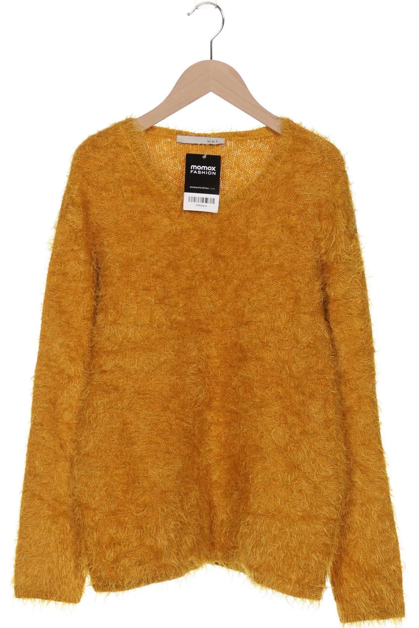 

Oui Damen Pullover, gelb, Gr. 38