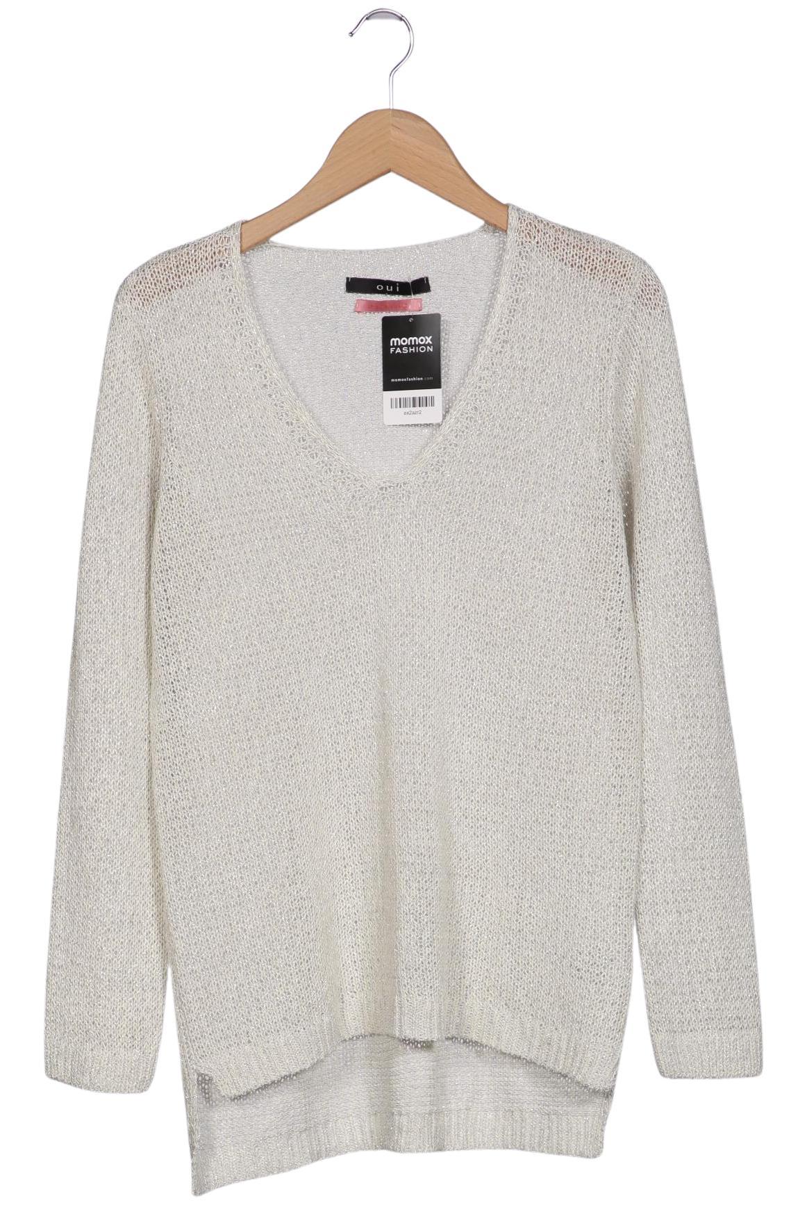 

Oui Damen Pullover, cremeweiß, Gr. 38