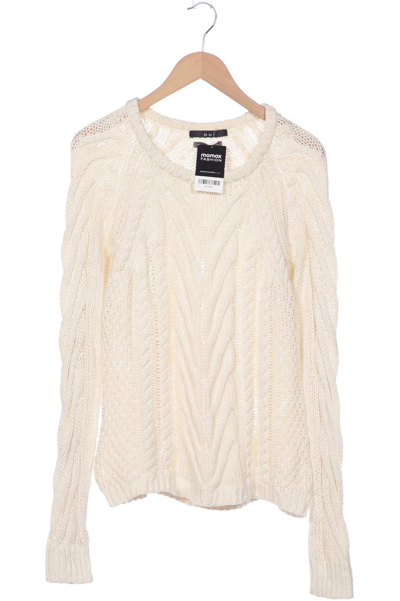 

Oui Damen Pullover, cremeweiß, Gr. 38