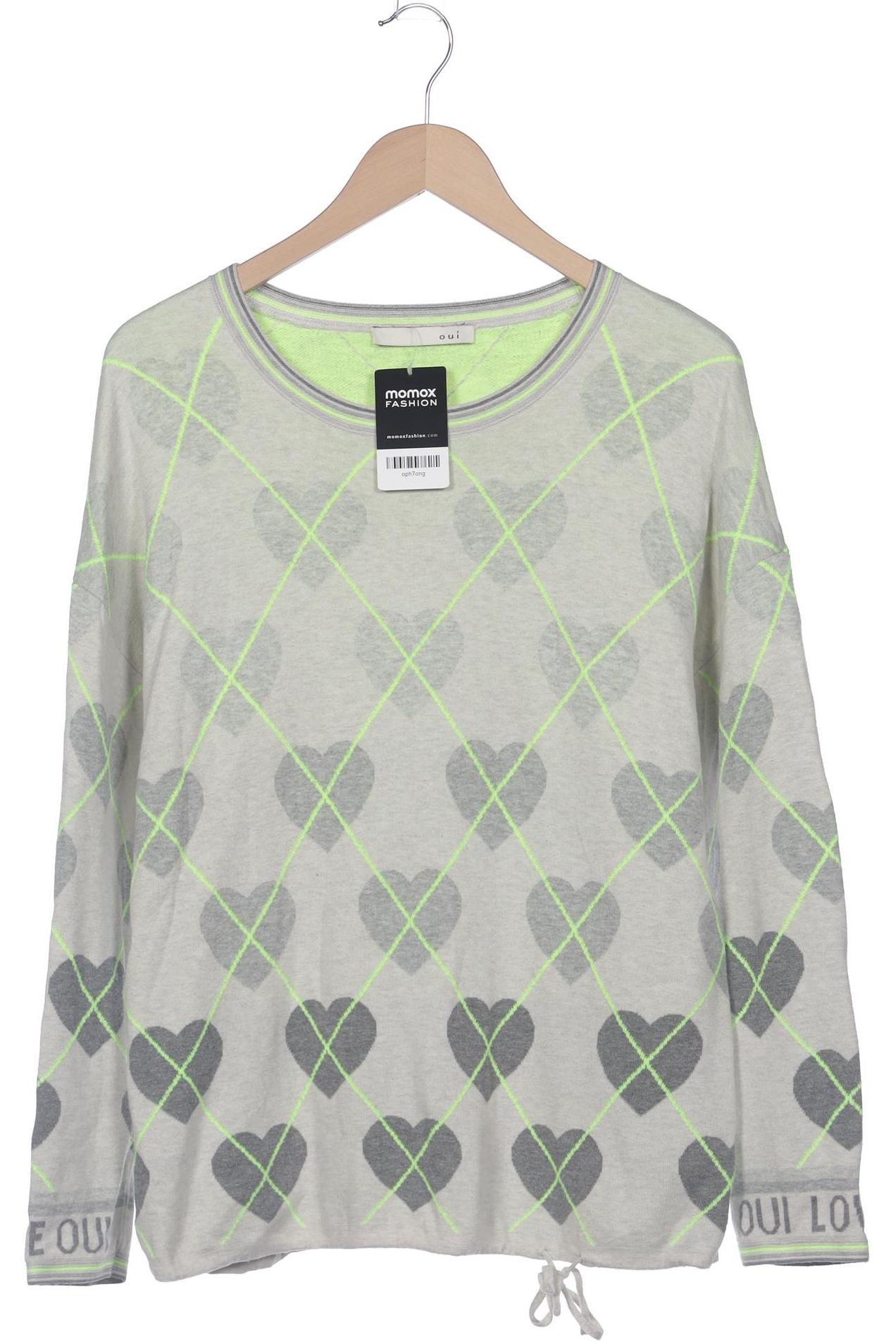 

Oui Damen Pullover, grau, Gr. 42