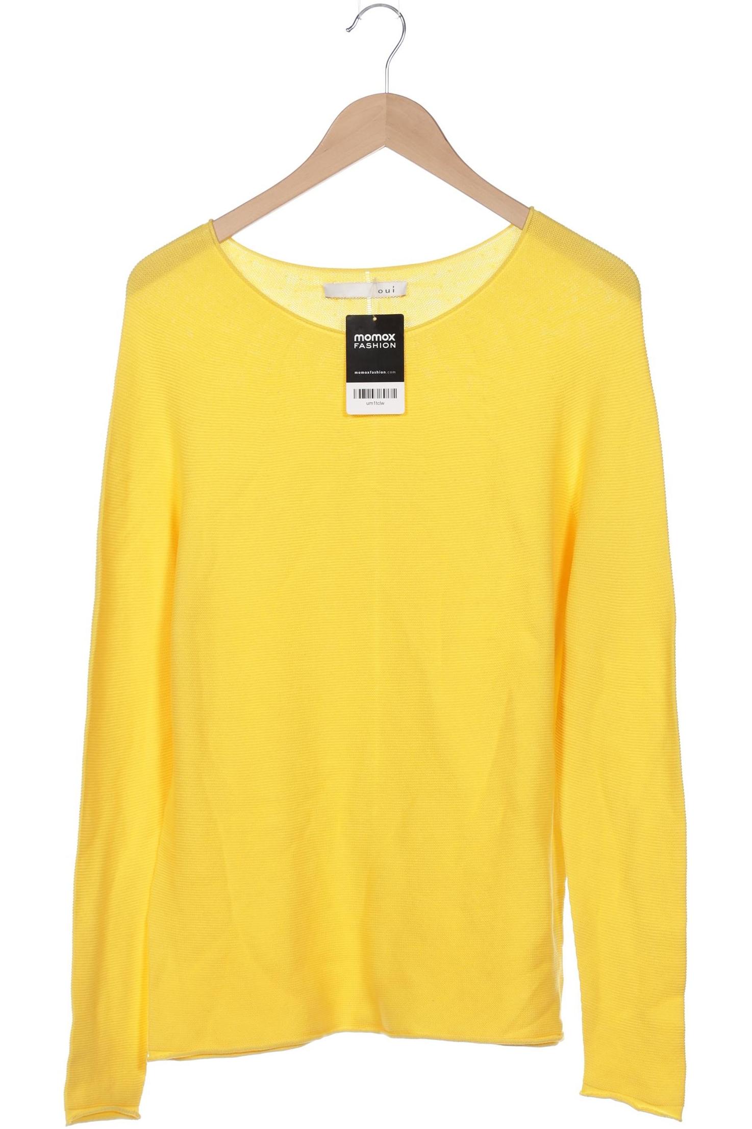 

Oui Damen Pullover, gelb, Gr. 36
