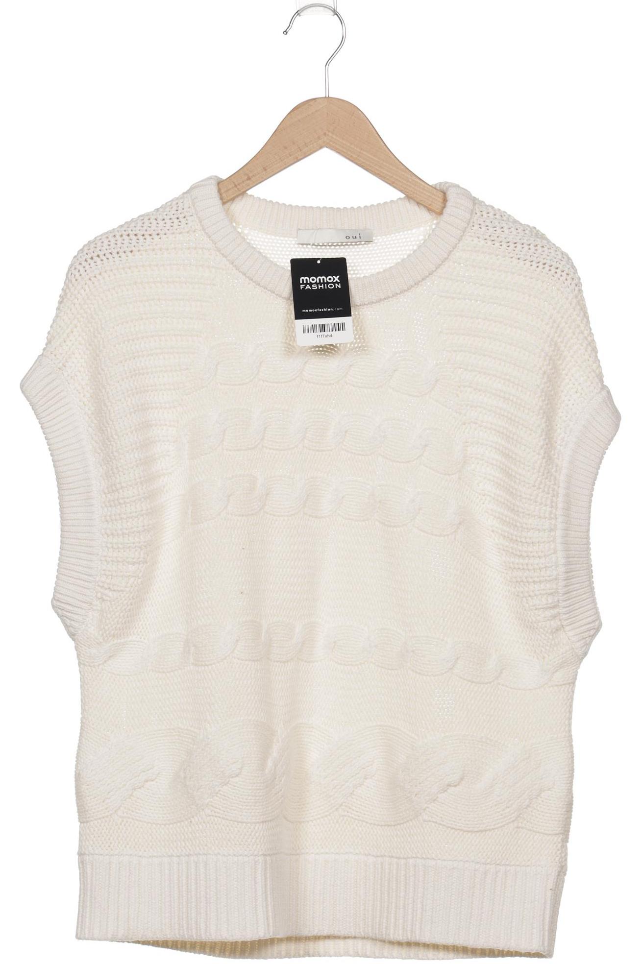

Oui Damen Pullover, cremeweiß, Gr. 42
