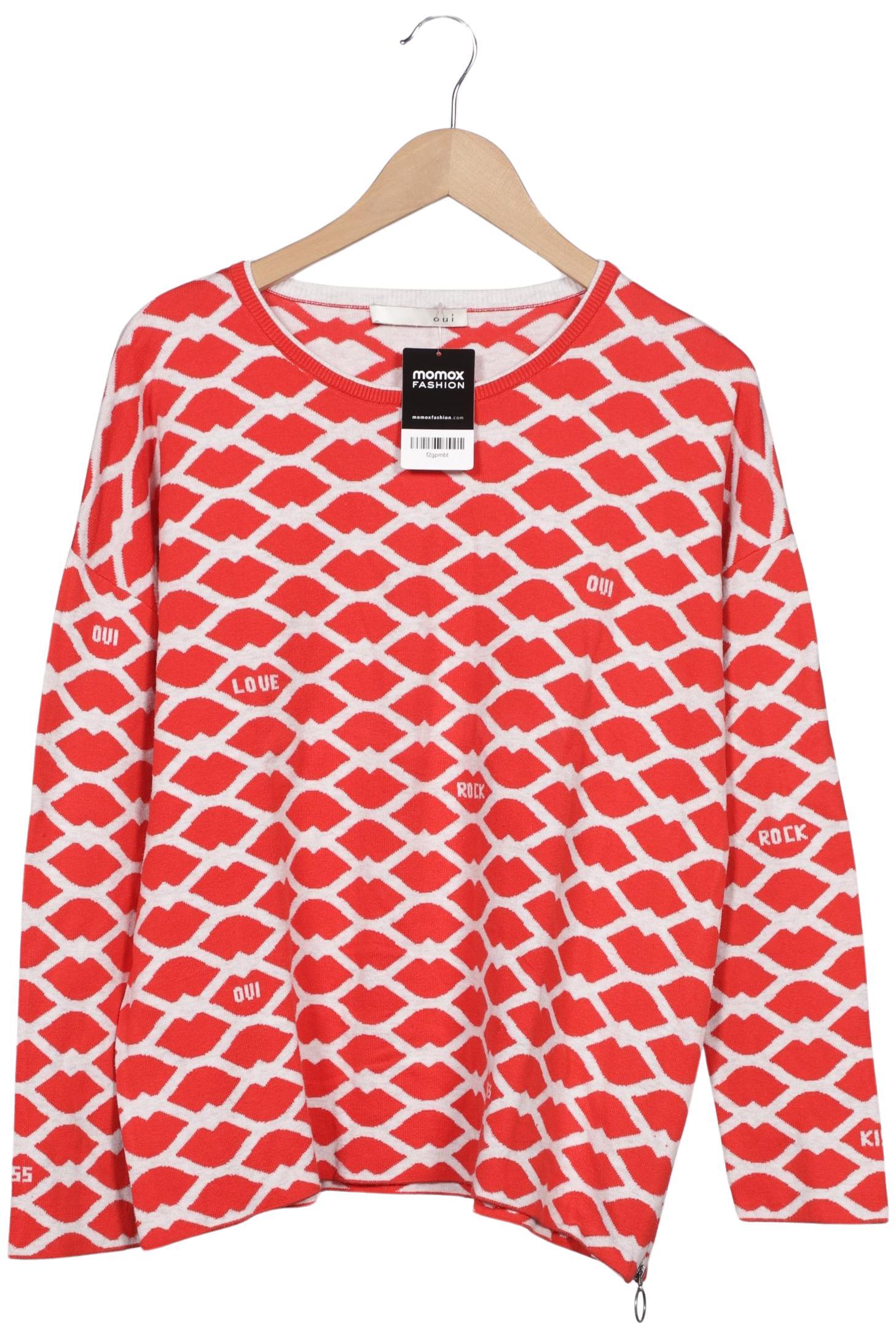 

Oui Damen Pullover, rot, Gr. 42