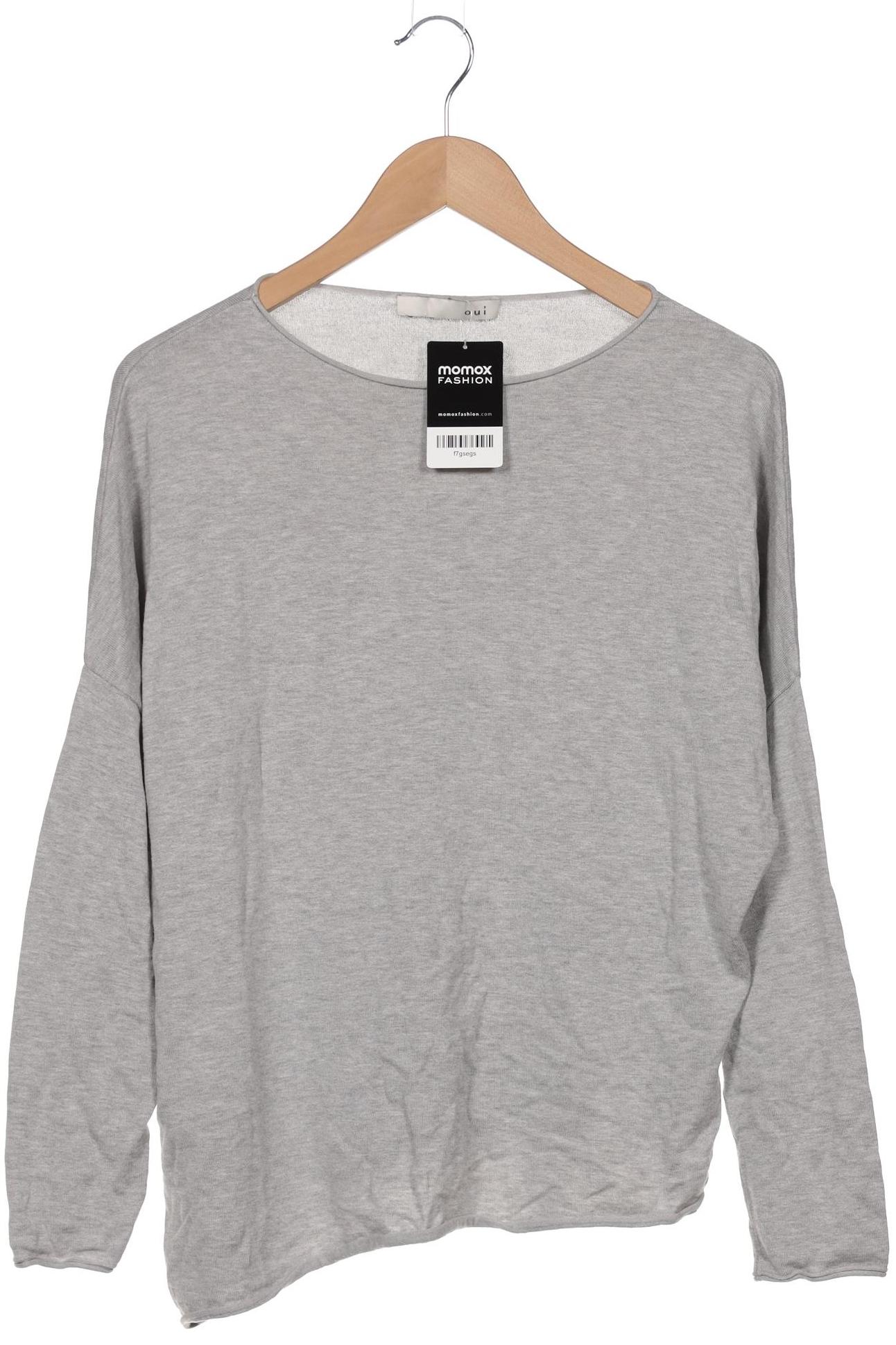 

Oui Damen Pullover, grau, Gr. 38